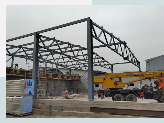 Строительство цехов в Рубцовске