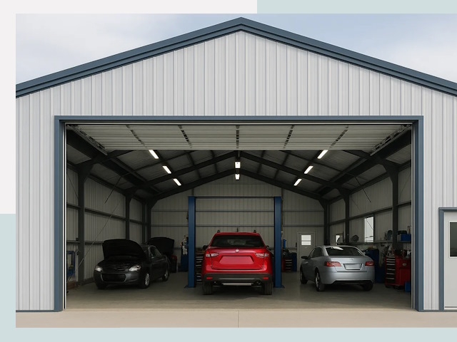 Ангары из сэндвич панелей от 607 руб. в Рубцовск