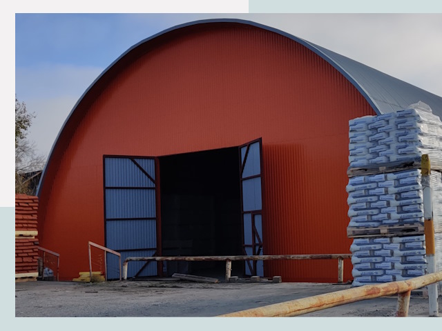 Полукруглые ангары по цене от 607 руб. в Рубцовск