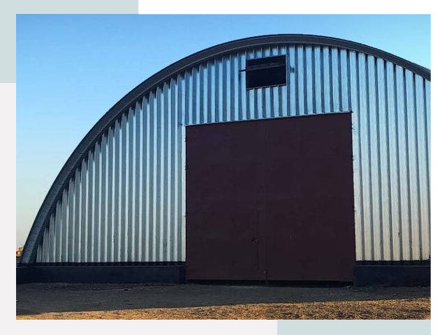 Бескаркасные ангары в Рубцовске