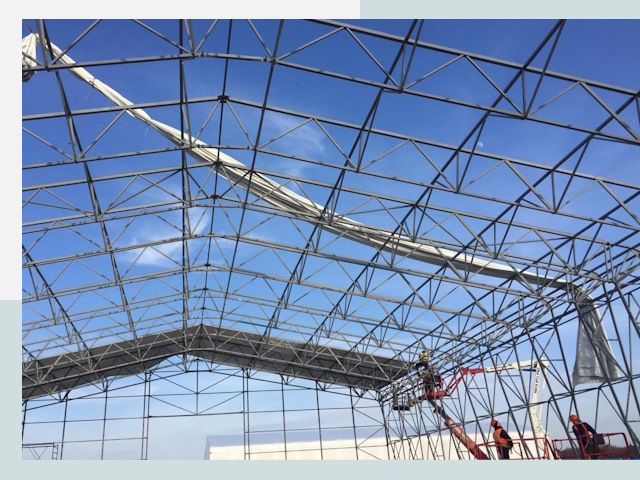 Шатровые ангары от 607 руб. в Рубцовске и Алтайском крае