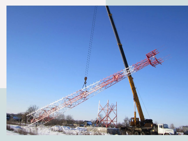 Строительство башен связи в Рубцовске от 607 руб.