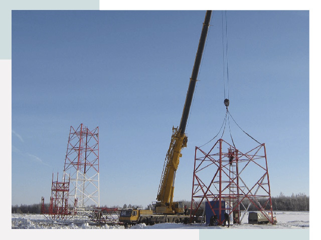 Монтаж вышек связи в Рубцовске