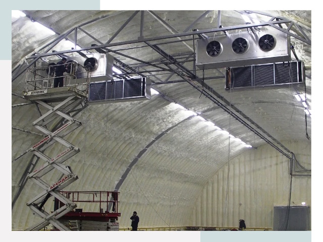 Оснащение ангаров в Рубцовске