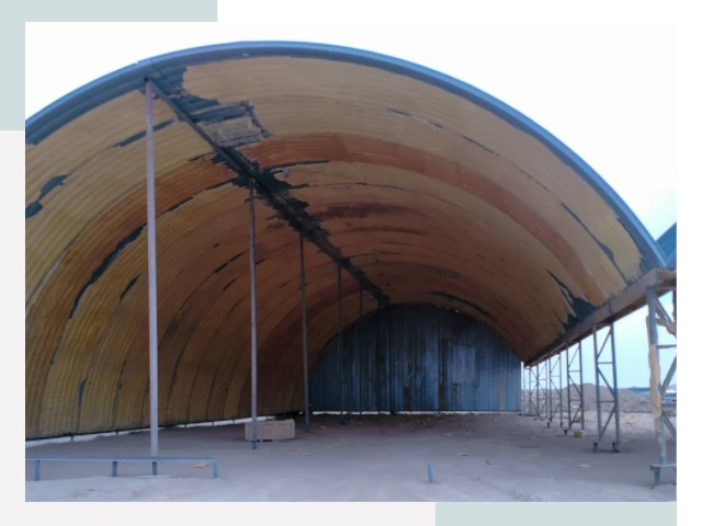 Реконструкция ангаров в Рубцовске