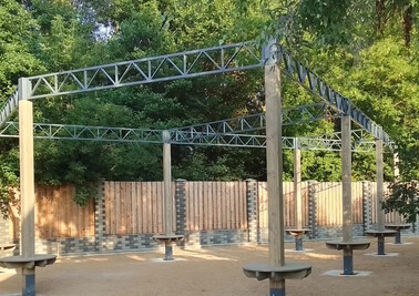 Терраса из металлоконструкций под ключ, проектирование, изготовление и монтаж от СтальСтрой-Рбц